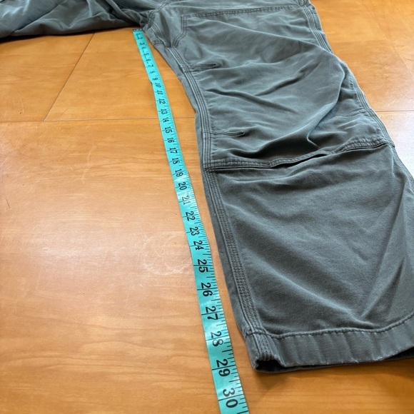 Carhartt 40/30 Relaxed Fit Double Knee Green Cargo Chinos - Picture 9 of 10
